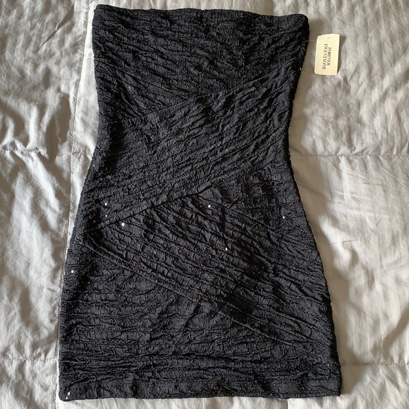 Medium Black Forever21 Strapless Dress - Picture 1 of 5